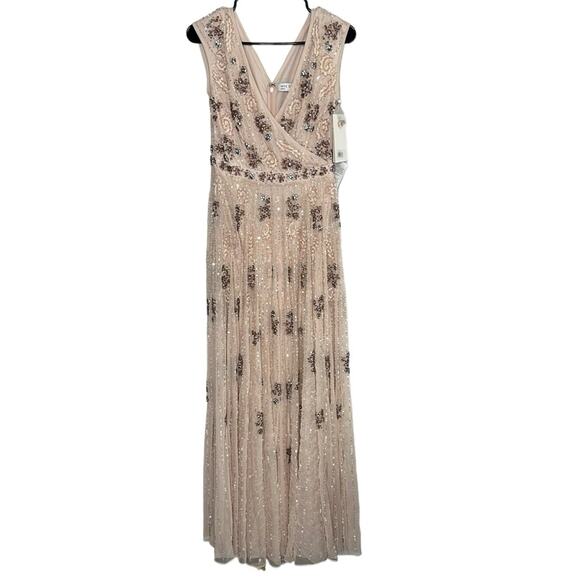 Mac Duggal 93575 Embellished Cap Sleeve Gown - Picture 2 of 13